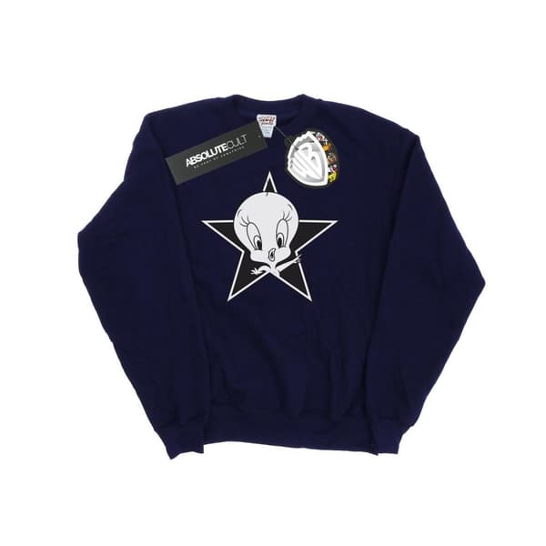 Looney Tunes Boys Tweety Pie Mono Star Sweatshirt