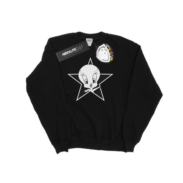 Looney Tunes Boys Tweety Pie Mono Star Sweatshirt