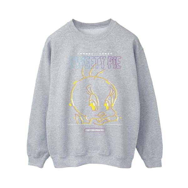 Looney Tunes Womens/Ladies Tweety Glitch Sweatshirt