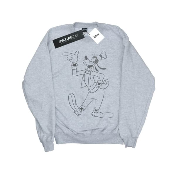 Disney Goofy Classic basebolltröja för flickor Sports Grey 5-6 Years