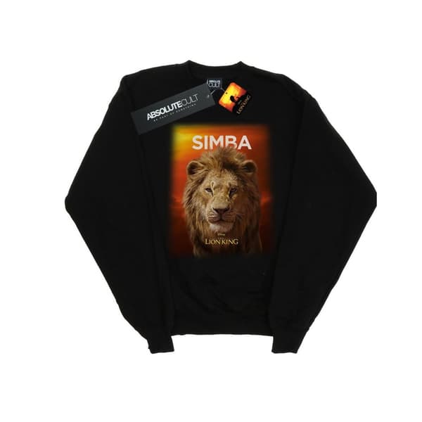 Disney Mens The Lion King Movie Adult Simba Poster Sweatshirt