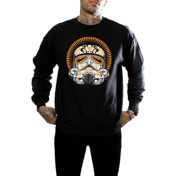 Star Wars Mens Stormtrooper Dia De Los Muertos Sweatshirt