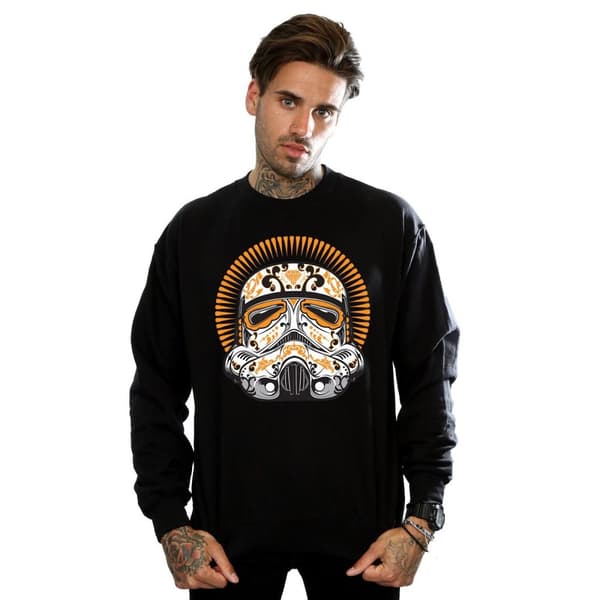 Star Wars Mens Stormtrooper Dia De Los Muertos Sweatshirt