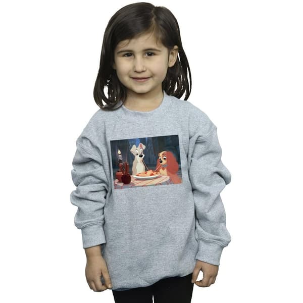 Disney Girls Lady And The Tramp Spaghetti Photo Sweatshirt