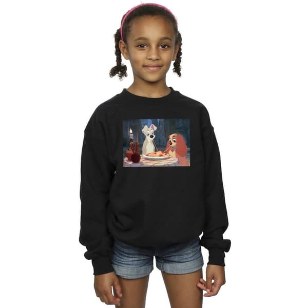 Disney Girls Lady And The Tramp Spaghetti Photo Sweatshirt