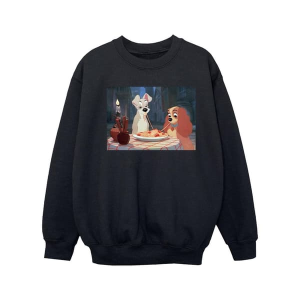 Disney Girls Lady And The Tramp Spaghetti Photo Sweatshirt