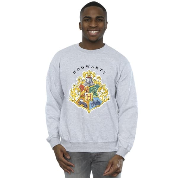 Harry Potter Mens Hogwarts School Emblem Sweatshirt