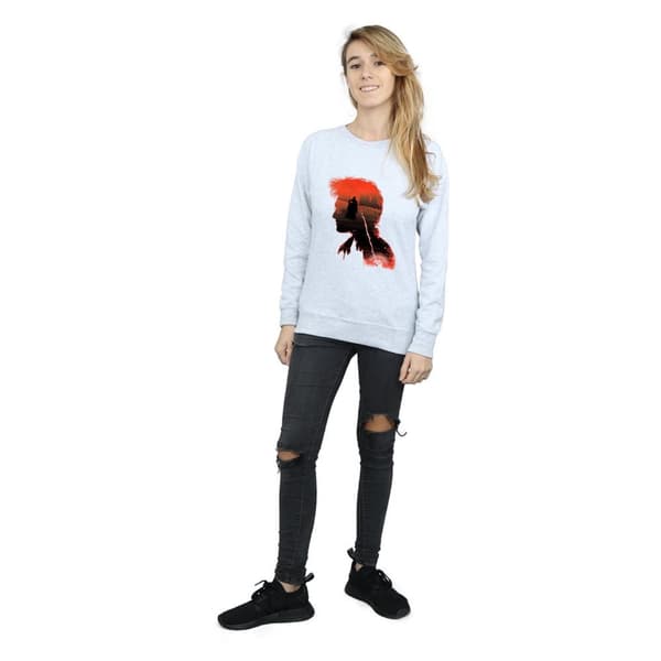 Harry Potter Sweatshirt med stridssilhuett för kvinnor/damer