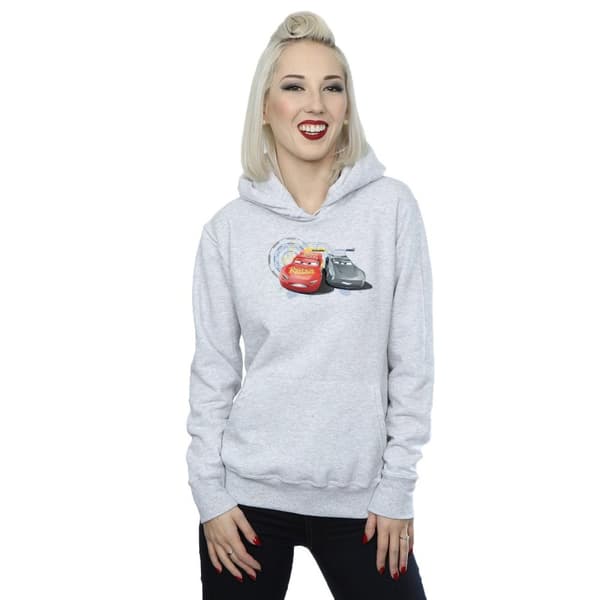 Disney Womens/Ladies Cars Lightning Vs Storm Hoodie