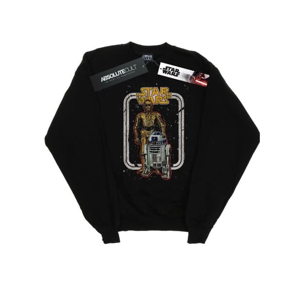 Star Wars Girls R2-D2 And C-3PO Vintage Sweatshirt
