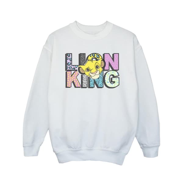 Disney Girls The Lion King Sweatshirt med logotyp och mönster