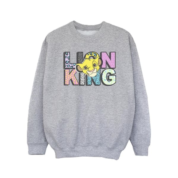 Disney Girls The Lion King Sweatshirt med logotyp och mönster