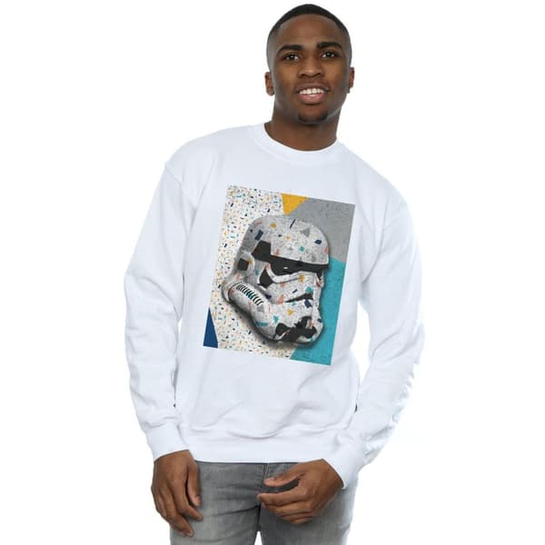 Star Wars Hjälmtröja med Stormtrooper-mönster för herrar