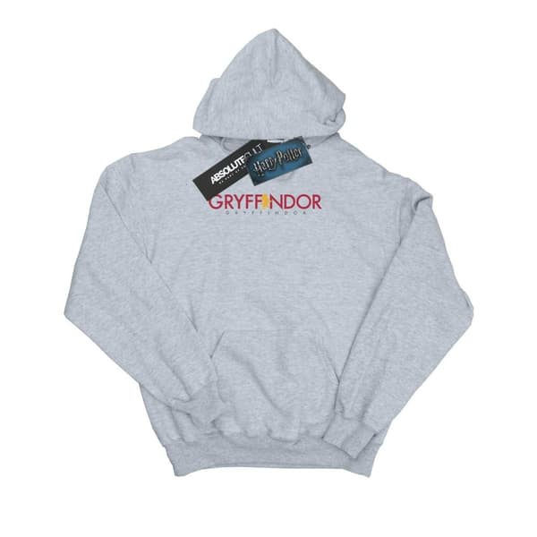 Harry Potter Mens Gryffindor Text Hoodie