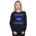 Miniatyrbilde 2 av 3: NASA Womens/Ladies Classic Fair Isle Sweatshirt