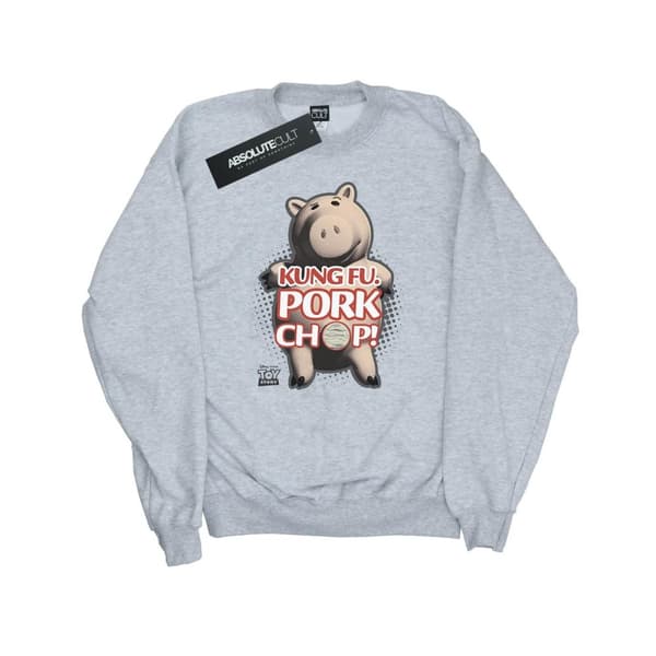 Disney Dam/Tjej Toy Story Kung Fu Fläskkotlett Sweatshirt Heather Grey L