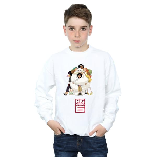 Disney Pojkar Big Hero 6 Baymax Kram Sweatshirt