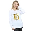 Miniatyrbild 2 av 5: Harry Potter Hufflepuff Badger - Sweatshirt för damer/kvinnor