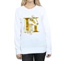 Miniatyrbild 3 av 5: Harry Potter Hufflepuff Badger - Sweatshirt för damer/kvinnor