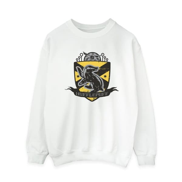 Harry Potter Womens/Ladies Hufflepuff Chest Badge Sweatshirt