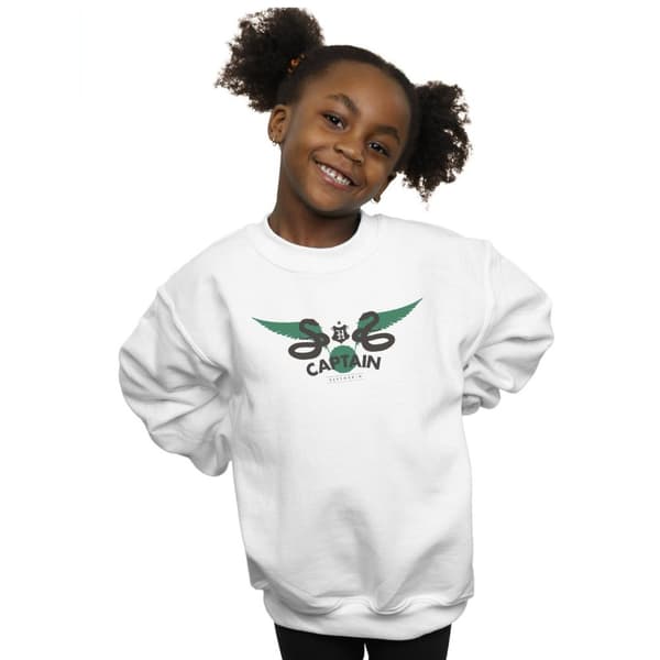 Harry Potter Sweatshirt med Slytherin-kapten för flickor