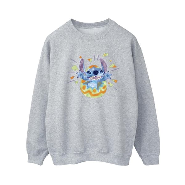 Disney Womens/Ladies Lilo & Stitch Cracking Egg Sweatshirt