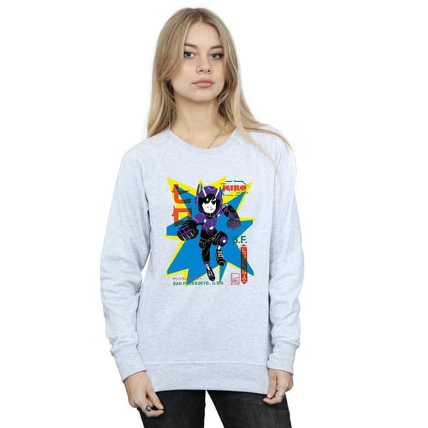 Disney Womens/Ladies Big Hero 6 Hiro Anime Sweatshirt