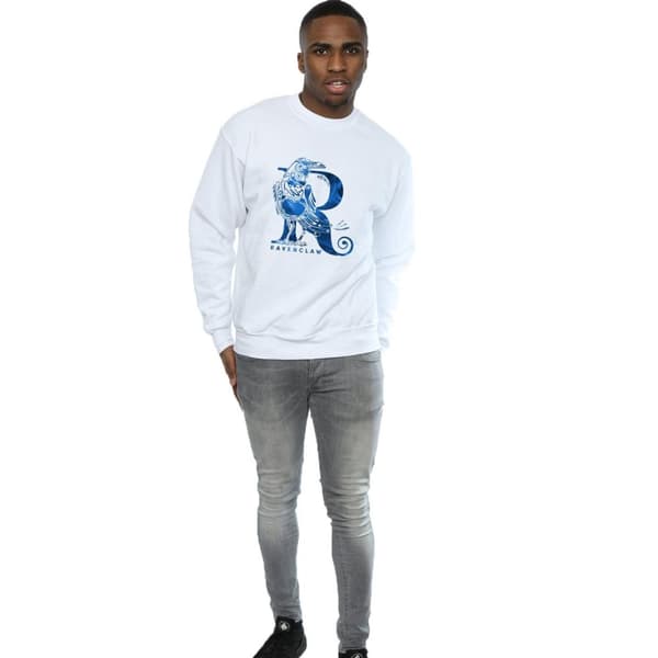 Harry Potter Mens Ravenclaw Raven Sweatshirt