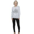 Miniatyrbild 4 av 5: Harry Potter Sweatshirt med Hogwarts-märke och trollstavar - dam/dam