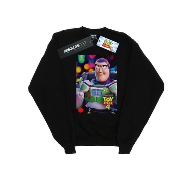 Disney Mens Toy Story 4 Buzz Lightyear Poster Sweatshirt