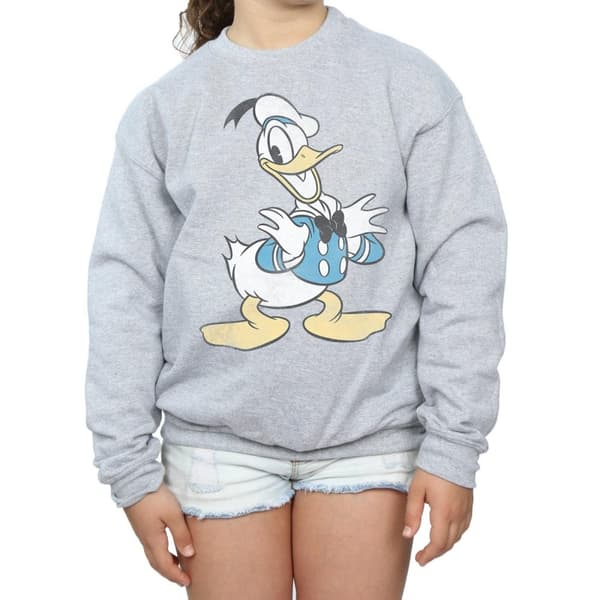 Disney Girls Donald Duck Posing Sweatshirt