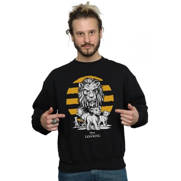Disney Mens The Lion King Movie Group Sweatshirt