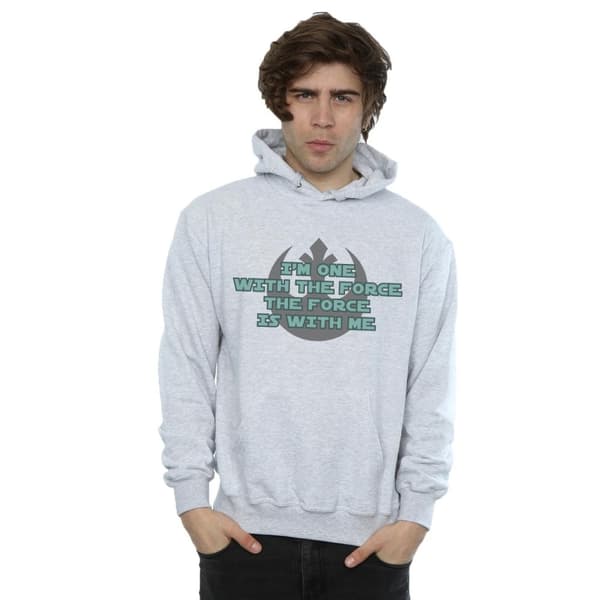 Star Wars Mens Rogue One I´m One With The Force Green Hoodie