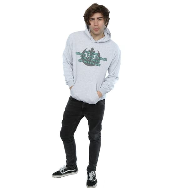 Star Wars Mens Rogue One I´m One With The Force Green Hoodie