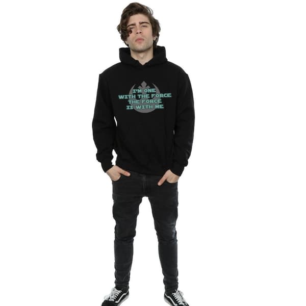 Star Wars Mens Rogue One I´m One With The Force Green Hoodie