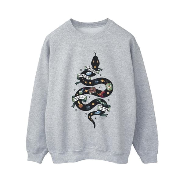 Harry Potter Dam/Tjej Slytherin Sketch Sweatshirt