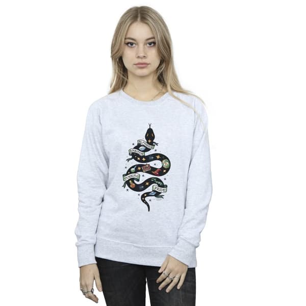 Harry Potter Dam/Tjej Slytherin Sketch Sweatshirt