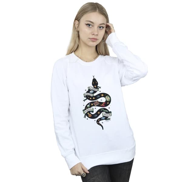 Harry Potter Dam/Tjej Slytherin Sketch Sweatshirt