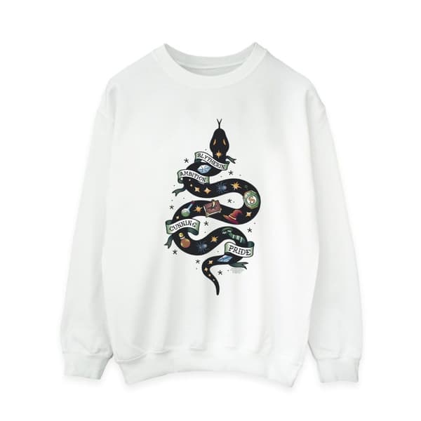 Harry Potter Dam/Tjej Slytherin Sketch Sweatshirt