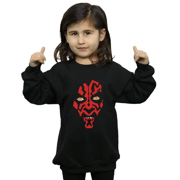 Star Wars Darth Maul Face-tröja för flickor