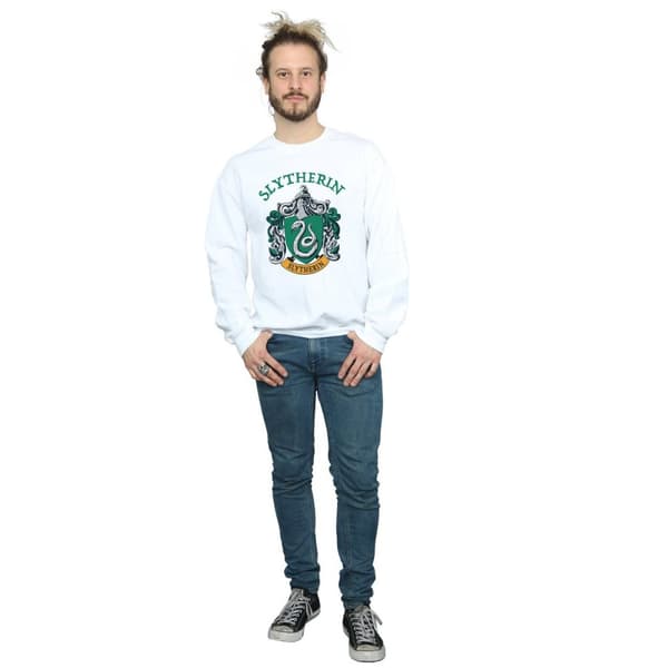 Harry Potter Sweatshirt med Slytherins vapensköld för herrar