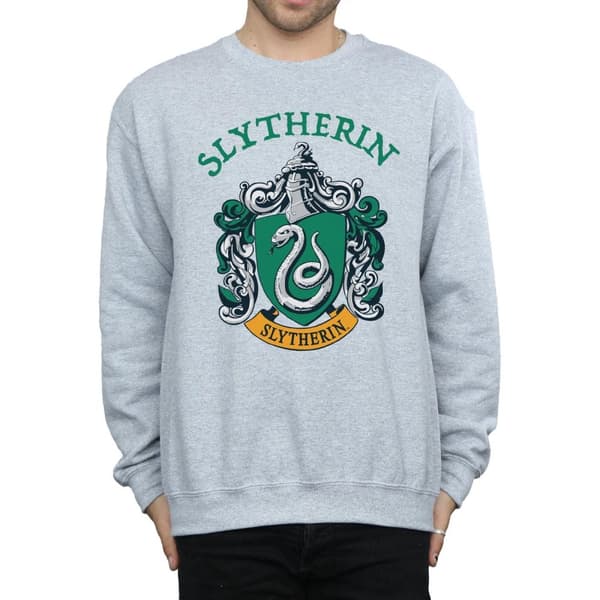 Harry Potter Sweatshirt med Slytherins vapensköld för herrar