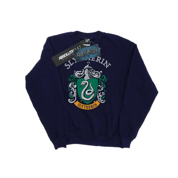 Harry Potter Mens Slytherin Crest Sweatshirt