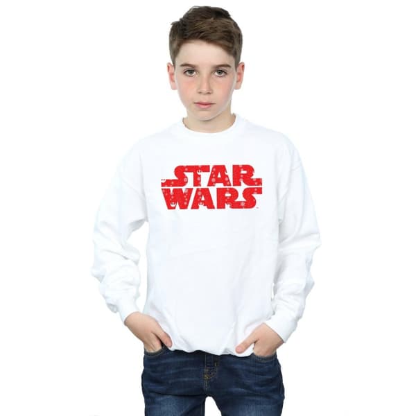 Star Wars Sweatshirt med julig logotyp för pojkar