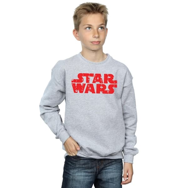 Star Wars Sweatshirt med julig logotyp för pojkar