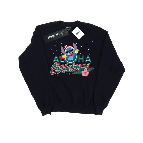 Disney Lilo And Stitch Aloha Christmas - Sweatshirt för kvinnor/damer