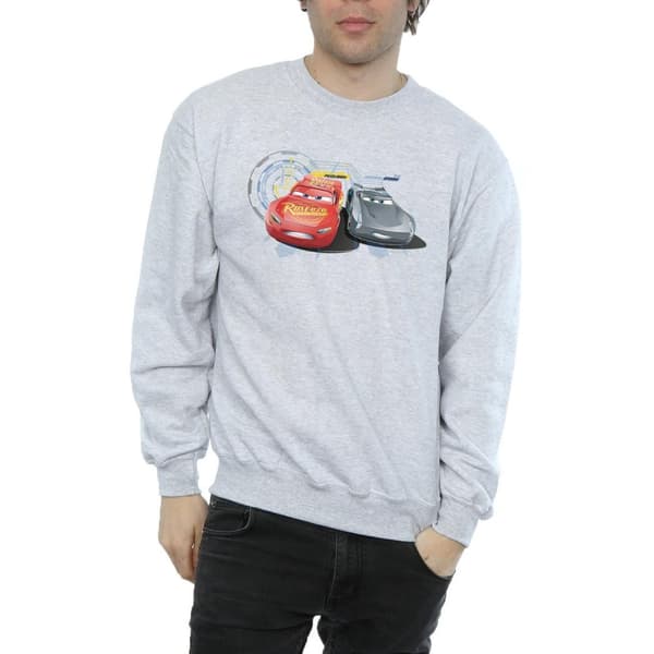 Disney Mens Cars Lightning Vs Storm Sweatshirt