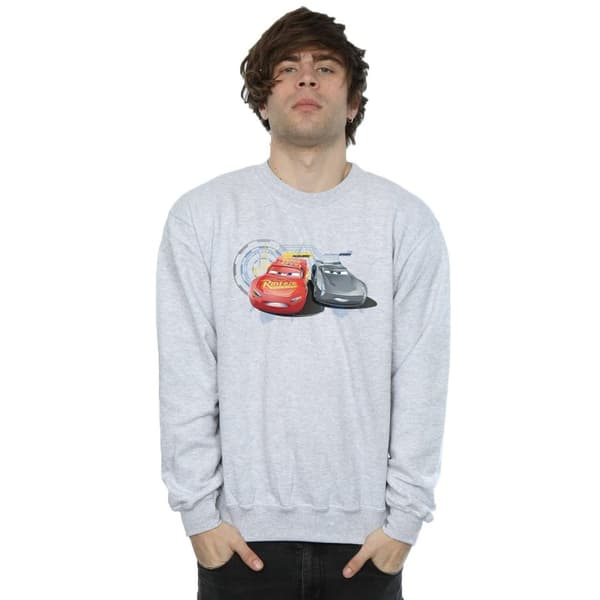 Disney Mens Cars Lightning Vs Storm Sweatshirt
