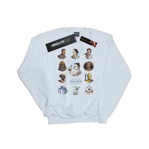 Star Wars: The Rise of Skywalker Star Wars The Rise Of Skywalker Resistance Character Line Up Sweatshirt för flickor