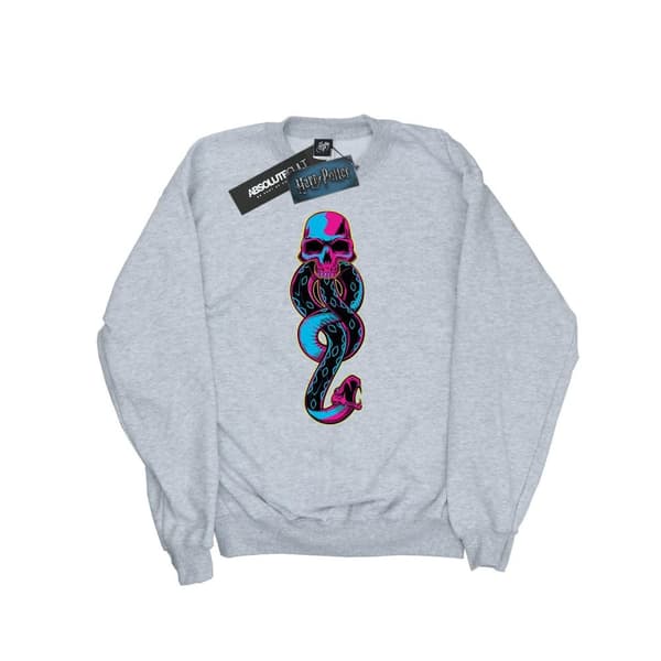 Harry Potter Womens/Ladies Neon Dark Mark Sweatshirt